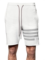 THOM BROWNE - RAUSCHNITT BAUMWOLL FLEECE SHORTS