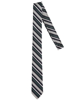 THOM BROWNE - CRAVATTA DI SETA E COTONE A RIGHE