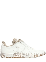 MAISON MARTIN MARGIELA - GEFÄRBTE LEINEN SNEAKERS