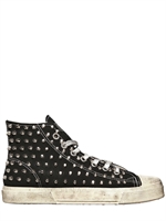 GIENCHI - NIETEN CANVAS HOHE SNEAKERS