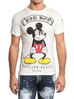 PHILIPP PLEIN - MICKEY MOUSE SWAROVSKI JERSEY T-SHIRT