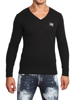 PHILIPP PLEIN - SWAROVSKI TOTENKOPF BAUMWOLL STRICK SWEATER