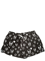 PHILIPP PLEIN - COSTUME MODELLO BOXER DI NYLON STAMPA TESCHI