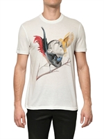 GIVENCHY - SILK BLEND PRINTED JERSEY SLIM FIT T-SHI