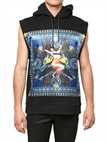 GIVENCHY - PIN UP PRINTED FLEECE SLEEVELESS SWEATSH