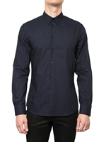 GIVENCHY - MULTI KREUZ BEDRUCKTES POPLIN HEMD