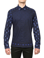 GIVENCHY - STERNE UND BLUMEN BEDRUCKTES POPLIN HEMD