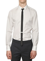 NEIL BARRETT - BAUMWOLL POPLIN KRAWATTE HEMD