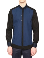NEIL BARRETT - ZWEITON POPLIN HEMD