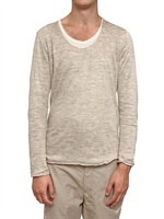 08 SIRCUS - DOPPELSCHICHT LEINEN BAUMWOLL STRICK SWEATER