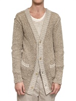 08 SIRCUS - BAUMWOLL LEINEN RAMIE CARDIGAN SWEATER