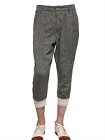 08 SIRCUS - SALT AND PEPPER CANVAS TROUSERS