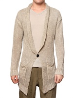 ISABEL BENENATO - WEITER LEINEN STRICK CARDIGAN SWEATER