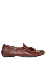 RALPH LAUREN - LEDER MIT KNEBEL DETAIL LOAFERS
