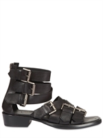 ALAIN QUILICI - 25/50MM BRUSHED LEATHER SANDALS
