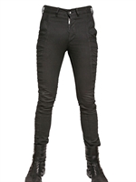 GARETH PUGH - CUT OUT PROFILES STRETCH DENIM JEANS