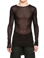 GARETH PUGH - GERIPPTES TENCEL JERSEY T-SHIRT