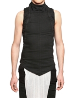 GARETH PUGH - GILET IN DENIM STRETCH