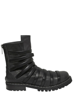 GARETH PUGH - STRAP LEATHER LOW BOOTS