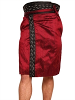 DOMINIQUE MASULLO - PAREO IN SETA SHANTUNG