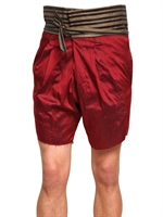 DOMINIQUE MASULLO - SEIDEN SHANTUNG SHORTS