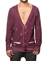 AIMO.RICHLY - BAUMWOLL STRICK CARDIGAN SWEATER