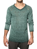 AIMO.RICHLY - MALFILE' BAUMWOLL STRICK RUNDHALS SWEATER