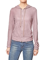 BACKINBAG - LIGHT NAPPA FOLD AWAY LEATHER JACKET - PINK