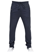 BIKKEMBERGS - STRETC RAYON JERSEY JOGGING TROUSERS