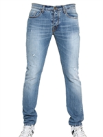 BIKKEMBERGS - 18CM DISTRESSED DENIM JEANS