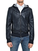 BIKKEMBERGS - NAPPA KAPUZEN BOMBER LEDER JACKE