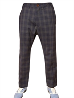 VIVIENNE WESTWOOD - 19CM CHECKED WOOL TROUSERS