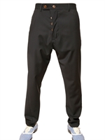VIVIENNE WESTWOOD - COOL WOOL ASYMETRIC CLOSURE TROUSERS