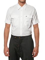 VIVIENNE WESTWOOD - LOGO BESTICKTES BAUMWOLL OXFORD HEMD