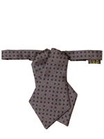 VIVIENNE WESTWOOD - CRAVATTA DI SETA JACQUARD CORTA PALA 9CM