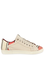 SPRINGA - RAW CUT COTTON SHIRT & CANVAS SNEAKERS - OFF WHITE