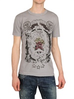 PIERRE BALMAIN - JERSEY PRINT T-SHIRT