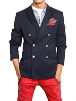 PIERRE BALMAIN - COOL WOLL DOPPELREIHIGE JACKE