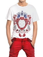 PIERRE BALMAIN - JERSEY PRINT T-SHIRT