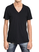 PIERRE BALMAIN - REAR BEDRUCKTES JERSEY V-AUSSCHNITT T-SHIRT