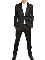 PIERRE BALMAIN - CINZATO WOLL GEWEBE STRETCH TUXEDO ANZUG
