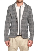 ICEBERG - PRINCE OF WALES BAUMWOLL STRICK JACKE
