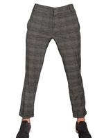 ICEBERG - PRINCE DE GALLE PRINT COOL WOOL TROUSERS