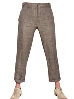 ICEBERG - PRINCE OF WALES COTTON ARMOUR TROUSERS