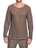 ICEBERG - CONTRAST PIPING BAUMWOLL STRICK SWEATER