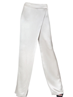 RALPH LAUREN BLACK LABEL - LUXE SILK CHARMEAUSE JOELLE TROUSERS