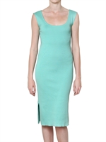 RALPH LAUREN BLACK LABEL - MICRO RIB COTTON JERSEY DRESS