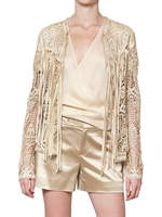 RALPH LAUREN BLACK LABEL - LASER CUT LEDER JACKE