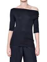 RALPH LAUREN BLACK LABEL - MICRO RIB COTTON JERSEY T-SHIRT