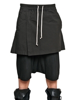 RICK OWENS - POPLIN ROCK UND JERSEY SHORTS